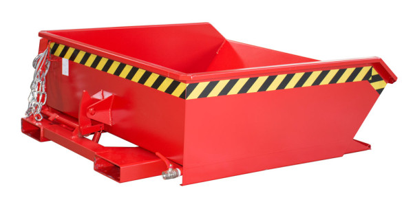 Mini-Spänebehälter SMGU 460 lackiert feuerrot RAL 3000