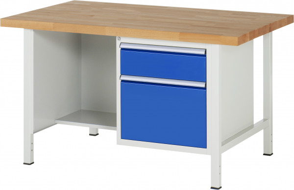Werkbank B 1500 x T 900 x H 840 mm