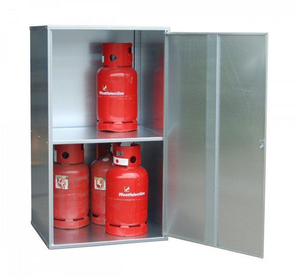 Gasflaschen-Depot Typ GFD-G 1 für max. 10 Stück 11kg-Gasflaschen