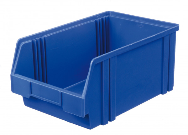Sichtlagerkasten blau aus Polystyrol L 350/300 x B 200 x H 150 mm