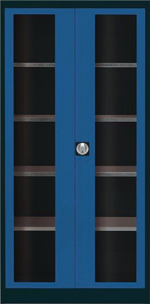 Flügeltürenschrank mit Sichtfenster H 1950 x B 950 x T 420 mm