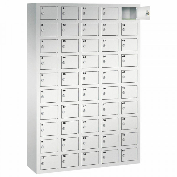 Handyfächerschrank mit 50 Fächern H 1530 x B 930 x T 200 mm