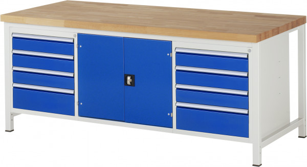Werkbank B 2000 x T 900 x H 840 mm