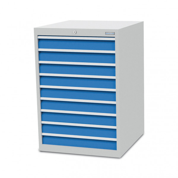 Schubladenschrank B 705 x T 736 x H 1019 mm mit 9 Schubladen R 24-24