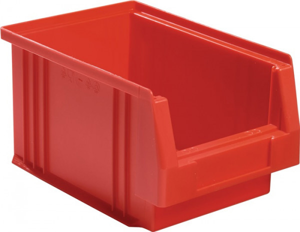 Sichtlagerkasten PLK rot Größe 3 L 230/205 x B 150/122 x H 125 mm