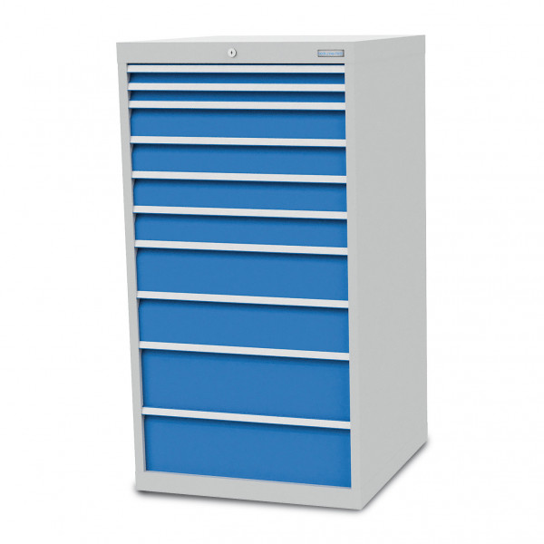 Schubladenschrank B 705 x T 736 x H 1319 mm mit 10 Schubladen R 24-24