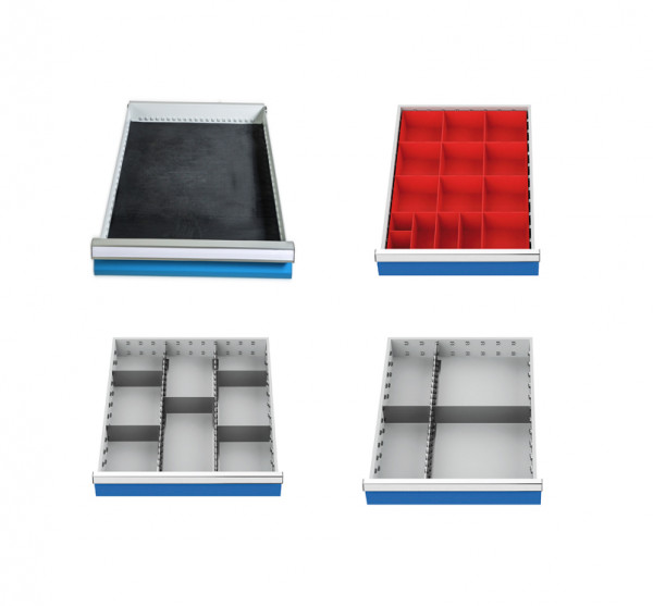 Einteilungssortiment 4-teilig für Schubladen R 18-24 Nutzmaß 450 x 600 mm
