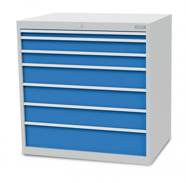 Schubladenschrank B 1005 x T 736 x H 1019 mm  mit 7 Schubladen R 36-24