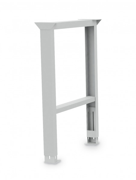 Fußgestell stufenlos höhenverstellbar B 150 x T 650 x H 819 - 1019 mm