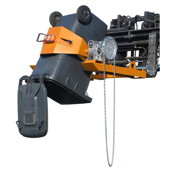 Fasskipper Typ FLEX-K lackiert gelborange RAL 2000