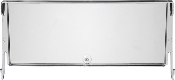 Sichtscheibe transparent für Regalkästen B 230 mm