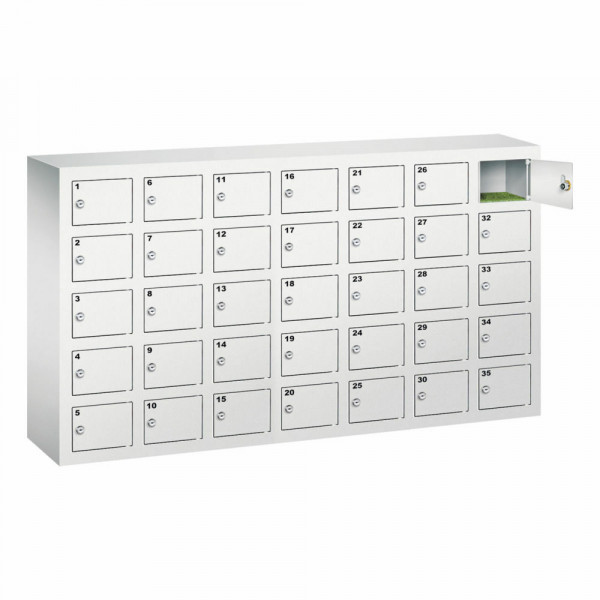 Handyfächerschrank mit 35 Fächern H 780 x B 1290 x T 200 mm