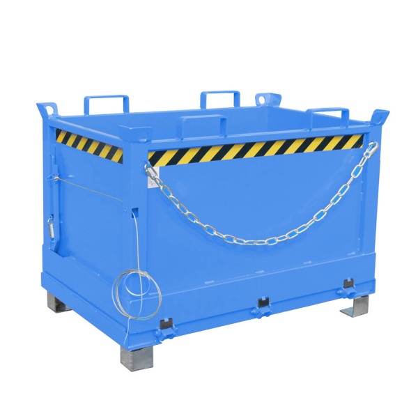 Klappbodenbehälter Typ FB 500 lackiert lichtblau RAL 5012