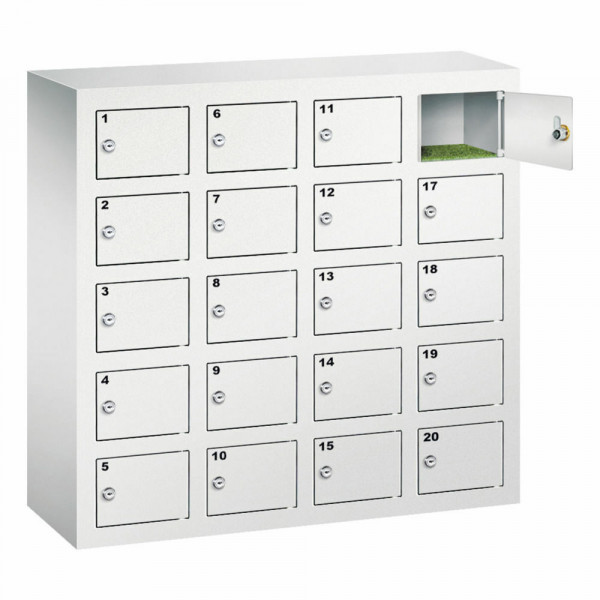 Handyfächerschrank mit 20 Fächern H 780 x B 750 x T 200 mm