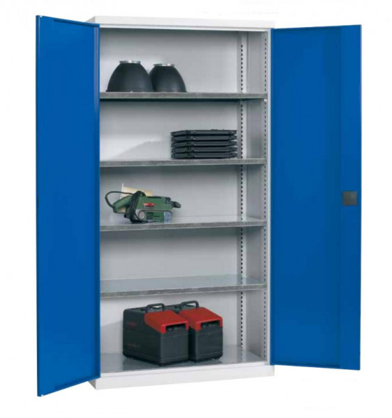 Schwerlastschrank mit 4 Fachböden H 1950 x B 1000 x T 540 mm