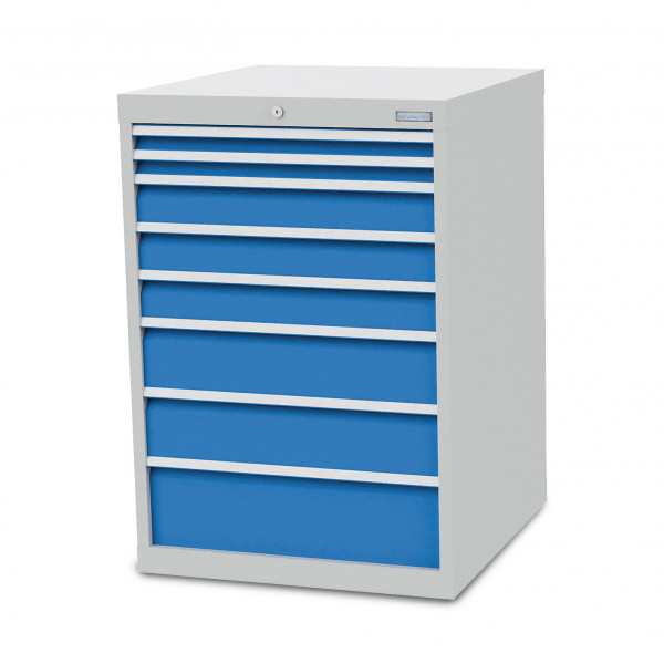 Schubladenschrank B 705 x T 736 x H 1019 mm mit 8 Schubladen R 24-24
