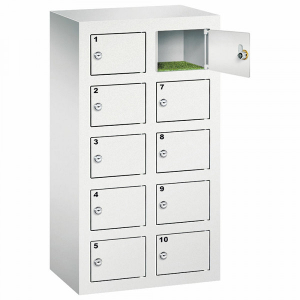 Handyfächerschrank mit 10 Fächern H 780 x B 390 x T 200 mm