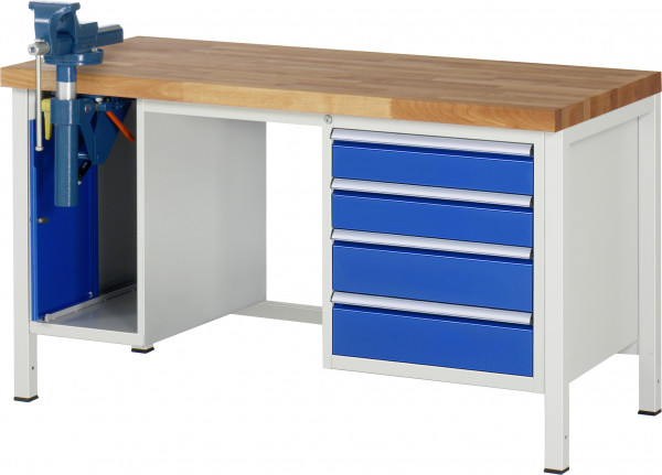 Werkbank B 1500 x T 700 x H 840 mm