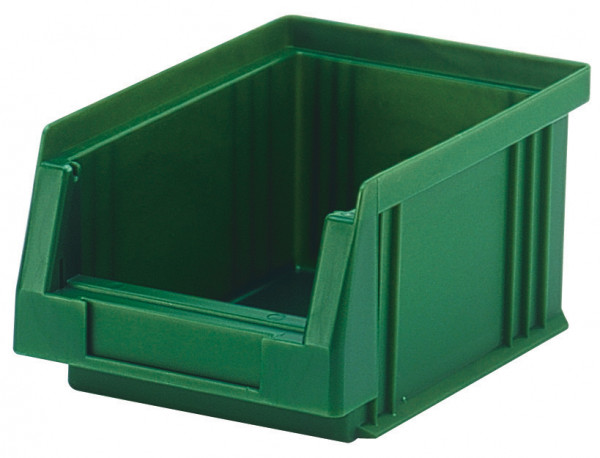 Sichtlagerkasten grün L 164/150 x B 105 x H 75 mm aus PP
