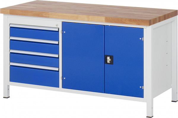 Werkbank B 1500 x T 700 x H 840 mm