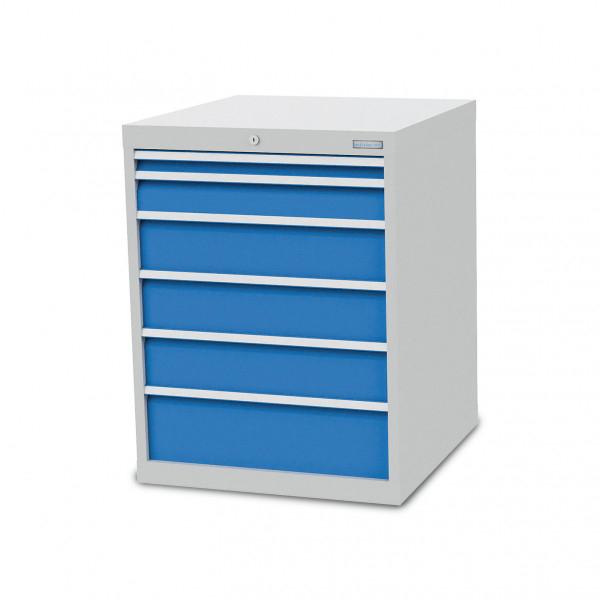 Schubladenschrank B 705 x T 736 x H 919 mm mit 6 Schubladen R 24-24