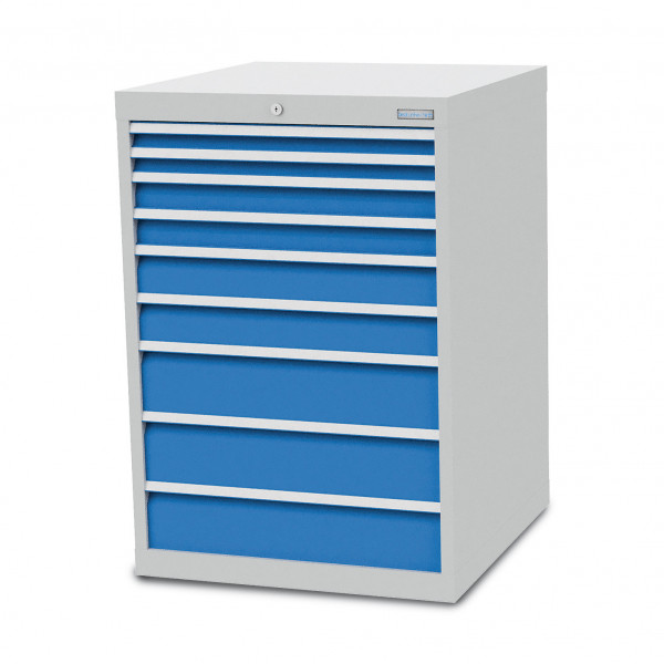 Schubladenschrank B 705 x T 736 x H 1019 mm mit 9 Schubladen R 24-24
