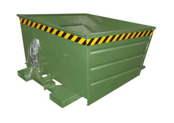 Kippbehälter VD 800 lackiert resedagrün RAL 6011
