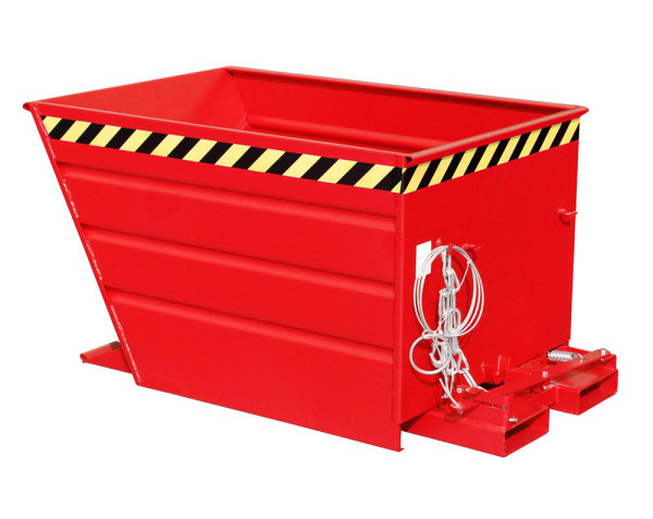 Kippbehälter VG 900 lackiert feuerrot RAL 3000