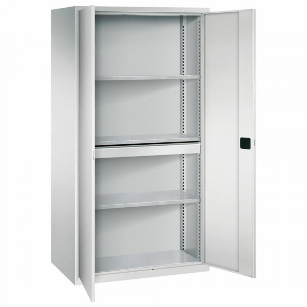 Schwerlastschrank mit 3 Fachböden und 1 Schublade H 1950 x B 1000 x T 540 mm