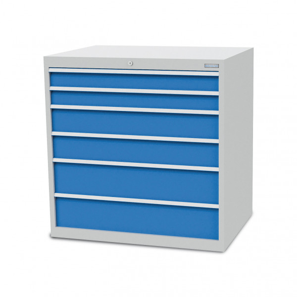 Schubladenschrank B 1005 x T 736 x H 1019 mm mit 6 Schubladen R 36-24