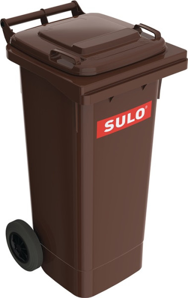 Müllgroßbehälter 80l HDPE braun fahrbar