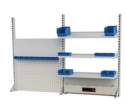 Multi-Wand-Aufbau B 2000 mm für Kastenwerkbank B 2000 mm