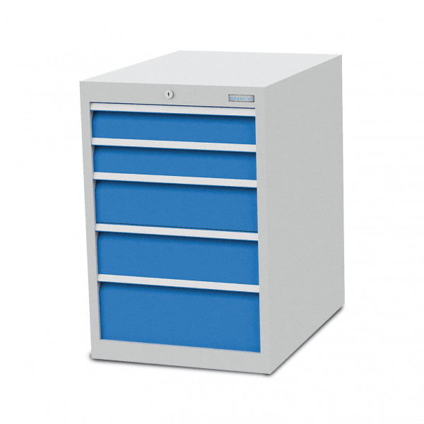 Schubladenschrank B 555 x T 736 x H 819 mm mit 5 Schubladen R 18-24