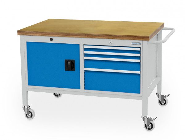 Mobile Werkbank B 1250 x T 750 x H 859 mm R 18-24