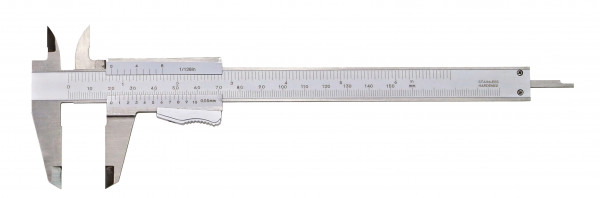 Taschen-Messschieber 0-150 mm mit Momentfeststellung DIN 862