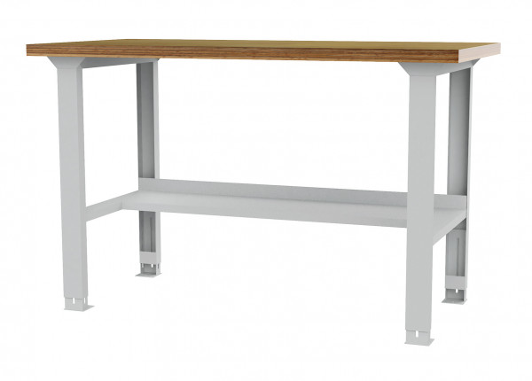 Reihenwerkbank höhenverstellbar B 1500 x T 750 x H 859 - 1059 mm