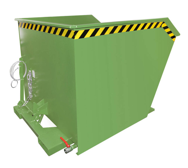 Spänebehälter SGU 100 lackiert resedagrün RAL 6011