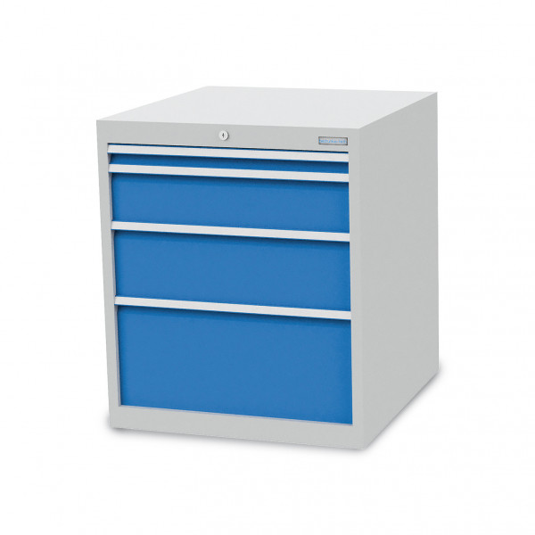 Schubladenschrank B 705 x T 736 x H 819 mm mit 4 Schubladen R 24-24