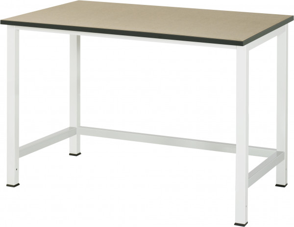 Werktisch B 1250 x T 800 x H 825 mm mit MDF-Platte