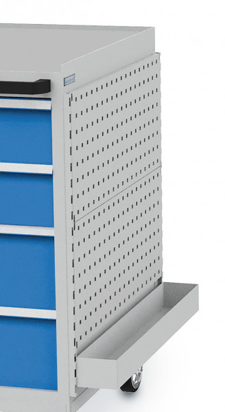 Seitliche Lochwand B 720 x T 604 mm für Schubladenschränke T 736 mm