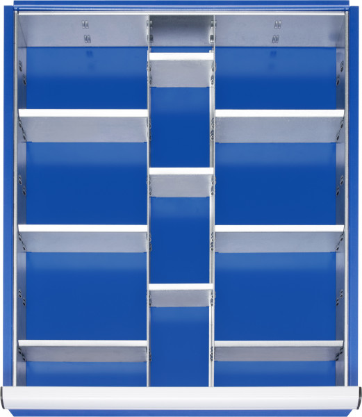 Einteilungsset für Schubladen- Innenmaß B 490 x T 560 mm