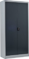 Flügeltürenschrank H 1950 x B 950 x T 420 mm RAL 7035/7016