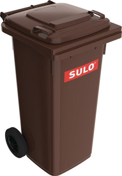 Müllgroßbehälter 120l HDPE braun fahrbar